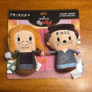 Hallmark Itty Bittys Friends Plush Set - Rachel & Ross